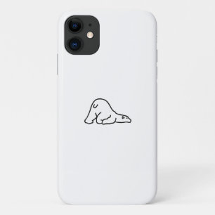 Funda Para iPhone 11 Lazy Cute Polar Oso Animal Lover