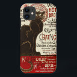 Funda Para iPhone 11 Le Chat Noir, Vente Hôtel Drouot<br><div class="desc">Colección de Chat Noir de Rodolphe Salis poster de publicidad de Vintage para una exposición de arte patrocinada por el cabaret Chat Noir, hangout de artistas y escritores, por el distinguido artista poster Théophile -Alexandre Steinlen. El gato negro ("le chat noir") resplandece ferozmente al observador. El dibujo y los colores...</div>