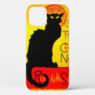 Funda Para iPhone 12 Le Chat Noir Vintage