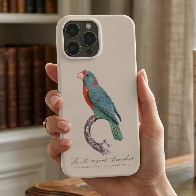 Funda De Case-Mate Para iPhone Le Perroquet Langlois (Le Perroquet Langlois by Jacques Barraband. iPhone Case)