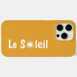 Funda Para iPhone 15 Pro Max Le Soleil French Sunshine Colores Personalizados