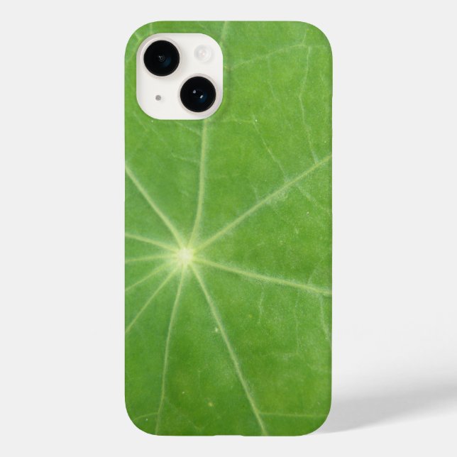 Funda De Case-Mate Para iPhone Leaf de Nasturtium (Reverso )