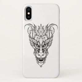 Funda Para iPhone X Leaf Dragon