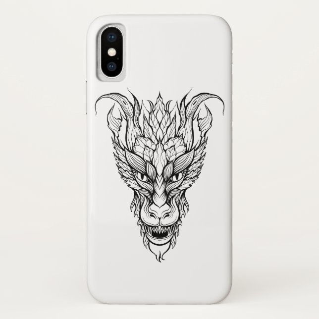 Funda De Case-Mate Para iPhone Leaf Dragon (Reverso)
