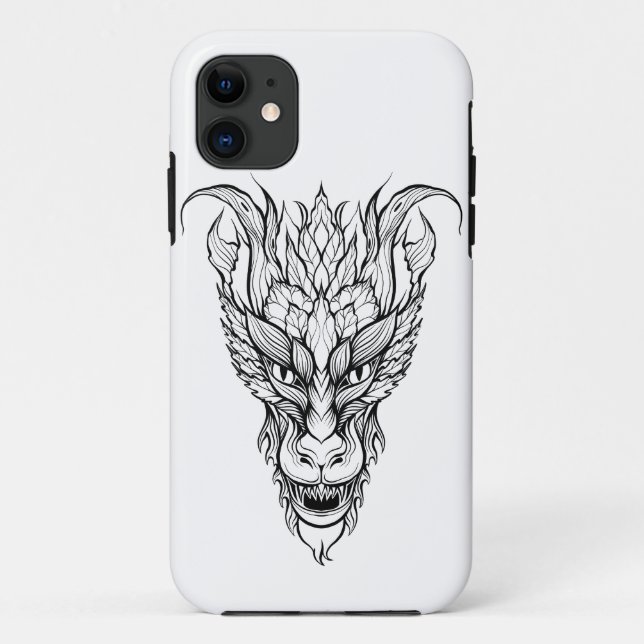 Funda De Case-Mate Para iPhone Leaf Dragon (Reverso)