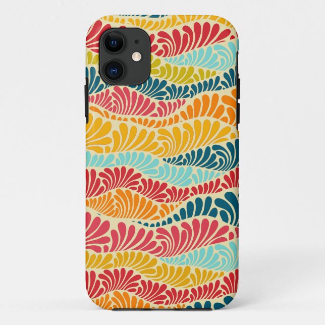 Funda De Case-Mate Para iPhone Leafy Mosaic (Reverso)