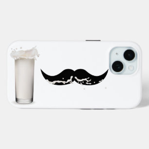 Funda Para iPhone 15 Leche Mustache