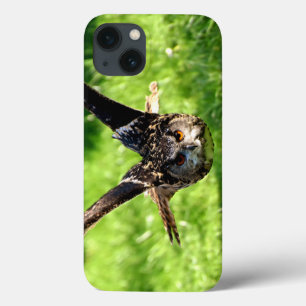 Funda Para iPhone 13 Lechuza águila salvaje en vuelo completo