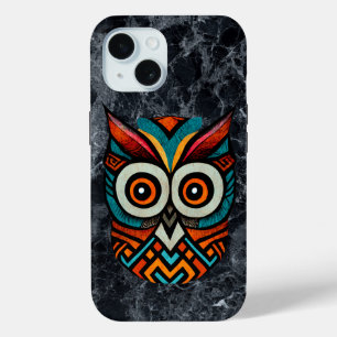 Funda Para iPhone 15 Lechuza azteca