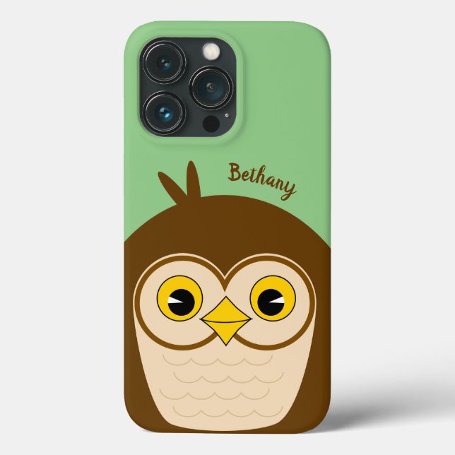 Funda De Case-Mate Para iPhone Lechuza Bebé Adorable (Reverso )