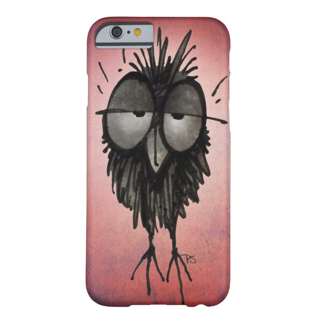 Funda De Case-Mate Para iPhone Lechuza boba en rosa (Reverso)