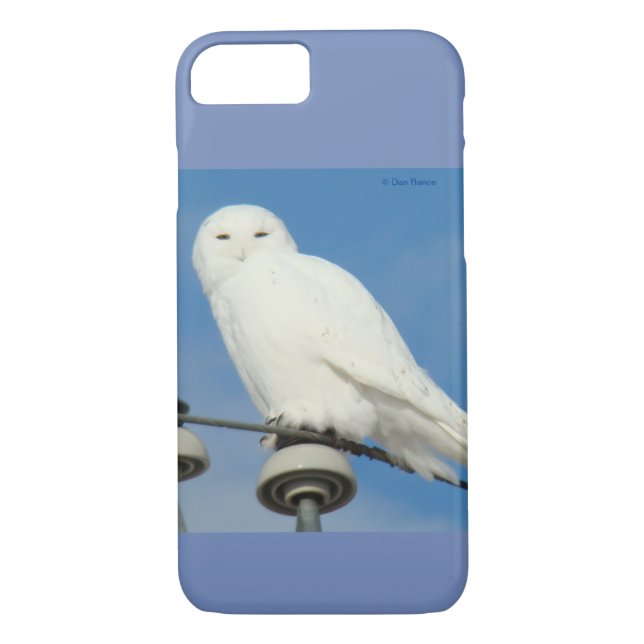 Funda De Case-Mate Para iPhone Lechuza de nieve B50 (Reverso)
