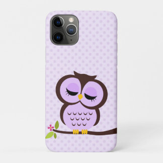 Funda Para iPhone 11 Pro Lechuza morada