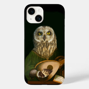 Funda Para iPhone 14 De Case-Mate Lechuza renacentista jugando a la lute