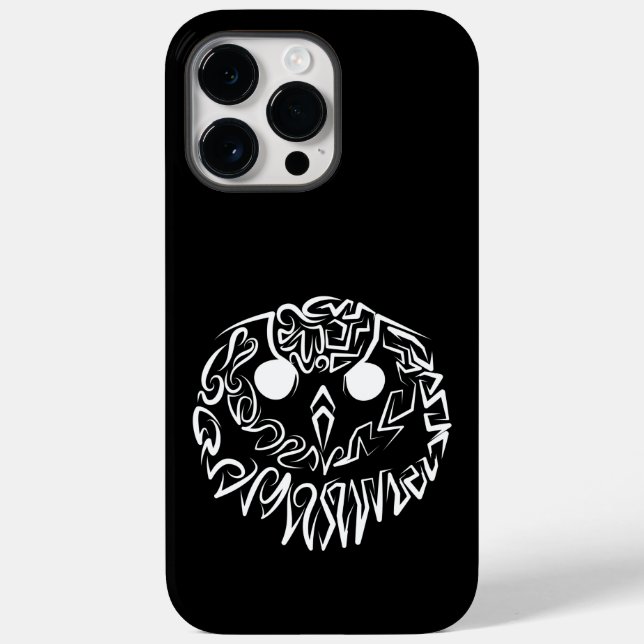 Funda De Case-Mate Para iPhone Lechuza Tribal Negra y Blanca (Reverso )