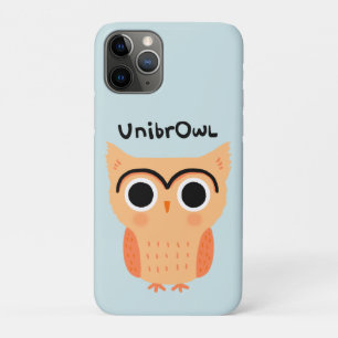 Funda Para iPhone 11 Pro Lechuza UnibrOwl   Lechuza graciosa de las cejas