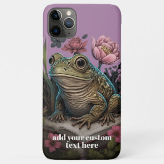 Funda Para iPhone 11 Pro Max Lector de rana en el Personalizado del Libro Wildf