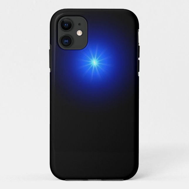 Funda De Case-Mate Para iPhone LED azul (Reverso)
