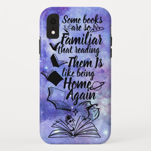 Funda De Case-Mate Para iPhone Leer es como volver a casa (Reverso)