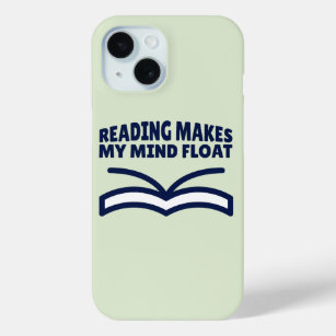 Funda Para iPhone 15 Leer hace que mi mente flote, los amantes del libr