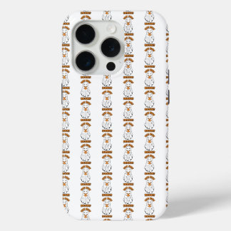 Funda Para iPhone 15 Pro Leer más Libros Naranja fantasma de Halloween