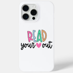 Funda Para iPhone 15 Pro Max Leer tu corazón lindo para las profesoras que aman