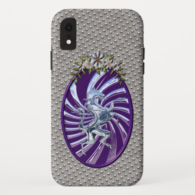 Funda De Case-Mate Para iPhone Legendario Ícono Unicornio (Reverso)