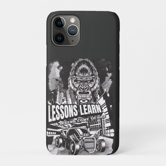Funda De Case-Mate Para iPhone  Legendary Gorilla Lessons Learn iPhone Case  (Reverso)