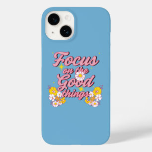 Funda Para iPhone 14 De Case-Mate Lema de Nature Soul   Centrarse en las cosas buena