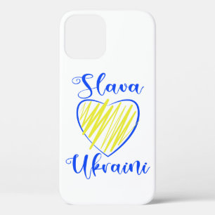 Funda Para iPhone 12 Pro Lema Eslava Gloria ucraniana al corazón de Ucrania