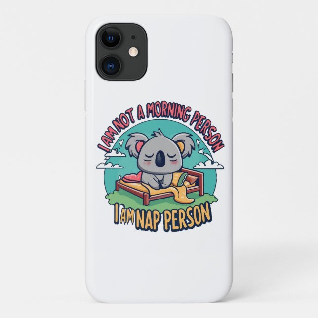 Funda De Case-Mate Para iPhone lema gracioso (Reverso)