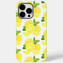 Funda Para iPhone 14 Pro Max De Case-Mate Lemon lemons lonchas de limón fruta tropical amari