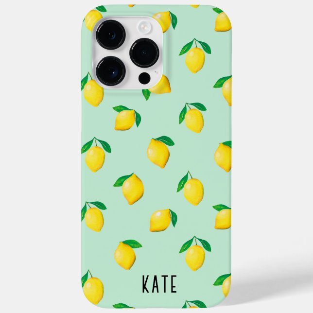 Funda De Case-Mate Para iPhone Lemon Personalized (Reverso)