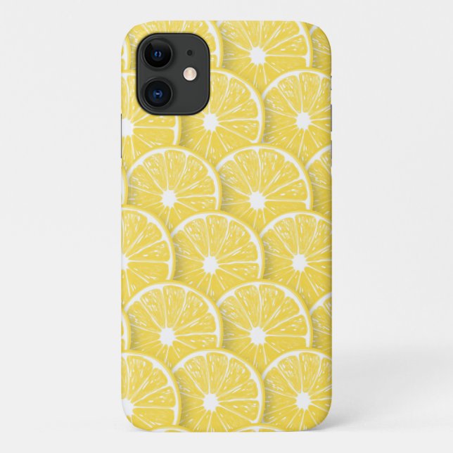 Funda De Case-Mate Para iPhone Lemon slices (Reverso)