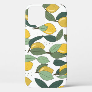 Funda Para iPhone 12 Lemon Tropical: Brillante Viña sin Marea