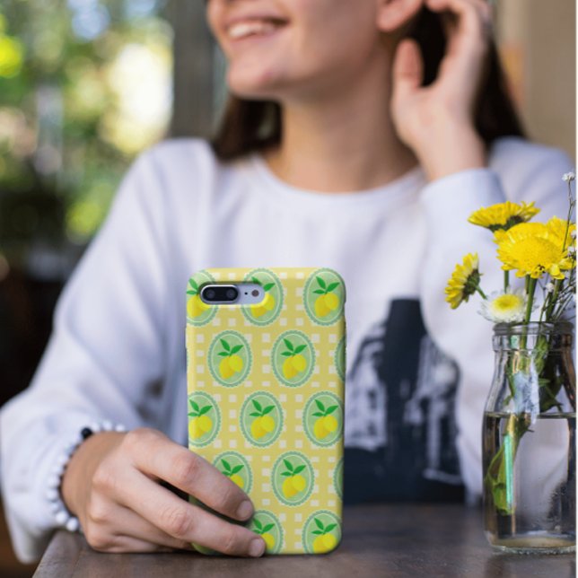 Funda De Case-Mate Para iPhone Lemones amarillos retro soleados (Lots of sizes available.)