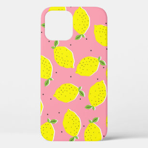 Funda Para iPhone 12 Lémulos amarillos vintage sin soldadura sobre fond