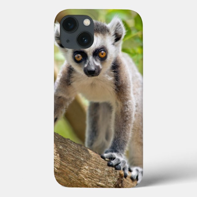 Funda De Case-Mate Para iPhone Lemur anillo-atado bebé (Reverso)