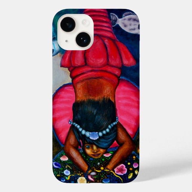 Funda De Case-Mate Para iPhone Lena Apenas Estuche De Teléfono Difícil (Reverso )