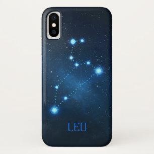 Funda Para iPhone X Leo Constellation Zodiac   Astrología