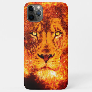 Funda Para iPhone 11 Pro Max León ardiente de Judá