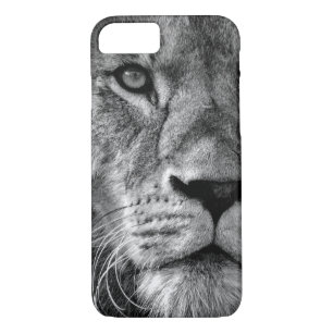 Funda Para iPhone 8/7 León blanco y negro