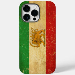 Funda Para iPhone 14 Pro Max De Case-Mate León de la bandera de Irán y Shah del sol de la ba