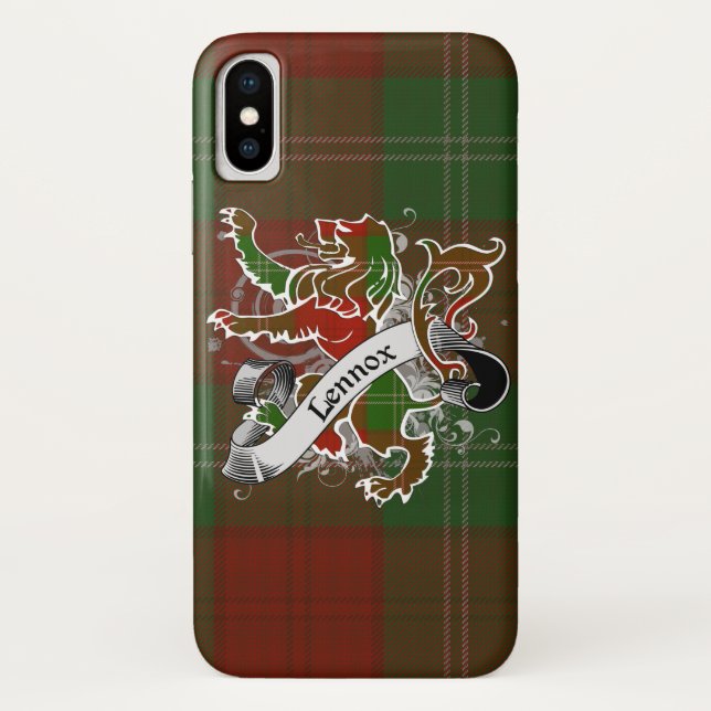 Funda De Case-Mate Para iPhone León de Lennox Tartan (Reverso)