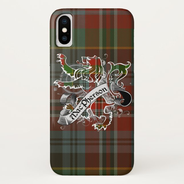 Funda De Case-Mate Para iPhone León de MacPherson Tartán (Reverso)