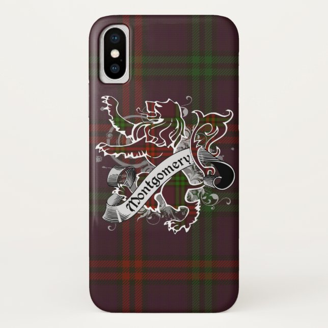 Funda De Case-Mate Para iPhone León de Montgomery Tartán (Reverso)