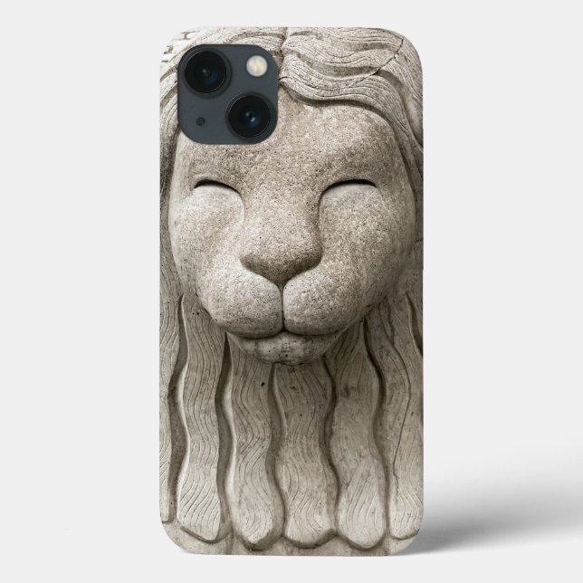 Funda De Case-Mate Para iPhone León de Piedra Cute Estocolmo Suecia (Reverso)