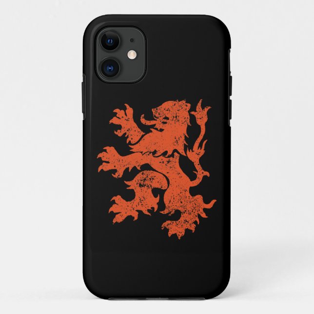 Funda De Case-Mate Para iPhone León holandés (Reverso)