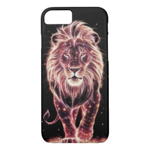 Funda Para iPhone 8/7 León majestuoso en el arte de la telaraña brillant
