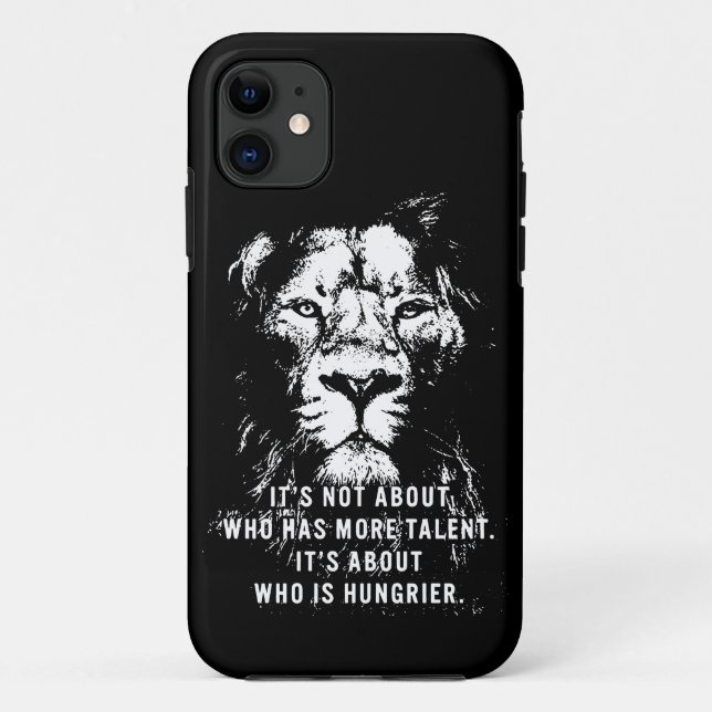 Funda De Case-Mate Para iPhone León - palabras de motivación - inspirador (Reverso)